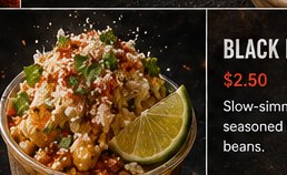Grilled street corn off the cob in a cup, coated in crema, cotija cheese and chili-lime seasoning.